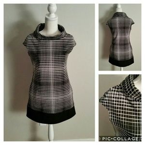 Retro 60s Style Black & White Express Mini Dress
